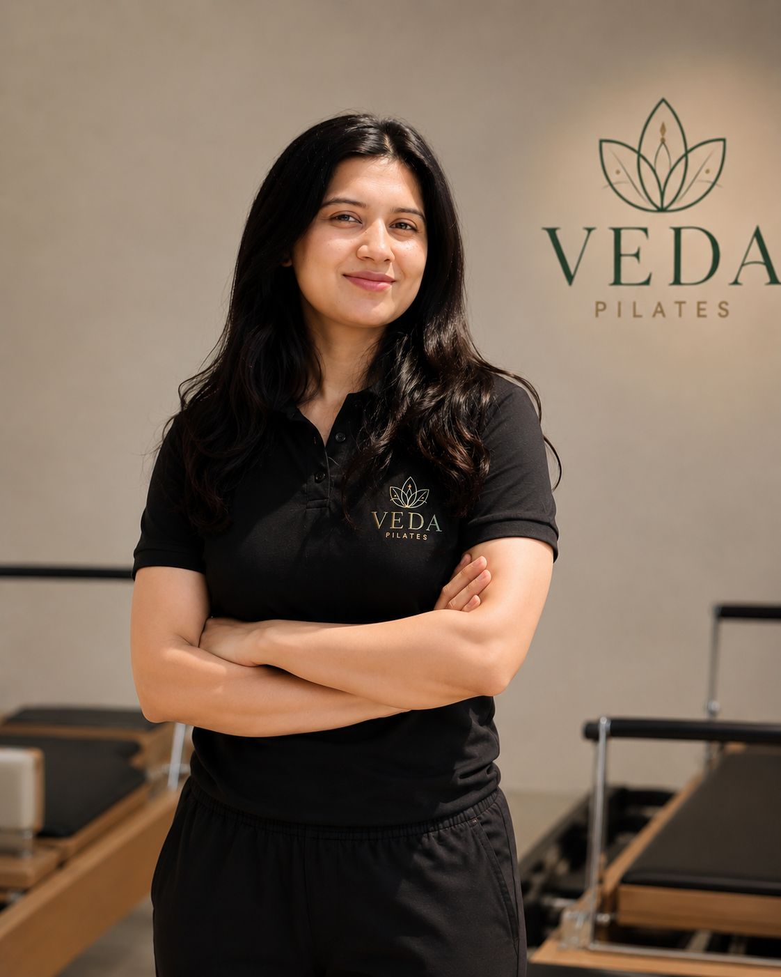 Khushi Choudhary, yoga and Pilates instructor at Veda Pilates